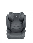 KikkaBoo Scaun auto cu isofix i-Stand Dark Grey 100-150 cmcertificare I-Size tetiera reglabila in 13 pozitii tetiera cu spuma de memoriehusa detasabila