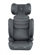 KikkaBoo Scaun auto cu isofix i-Stand Dark Grey 100-150 cmcertificare I-Size tetiera reglabila in 13 pozitii tetiera cu spuma de memoriehusa detasabila