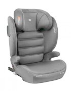 KikkaBoo Scaun auto cu isofix i-Track i-SIZE Light Grey 100-150 cmtetiera reglabila 12 pozitii cu spuma de memorieprotectie SPSconectori isofix cu afisaj instalare corecta