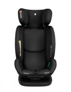 KikkaBoo Scaun auto cu isofix pentru copii i-View i-SIZE Black 40-150 cmrecomandat de la nastererear facing pana la 105 cmpozitie de somnsezut rotativSPStetiera reglabila