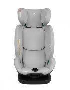 KikkaBoo Scaun auto cu isofix pentru copii i-View i-SIZE Light Grey 40-150 cmrecomandat de la nastererear facing pana la 105 cmpozitie de somnsezut rotativSPStetiera reglabila
