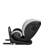 KikkaBoo Scaun auto cu isofix pentru copii i-View i-SIZE Light Grey 40-150 cmrecomandat de la nastererear facing pana la 105 cmpozitie de somnsezut rotativSPStetiera reglabila