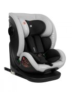 KikkaBoo Scaun auto cu isofix pentru copii i-View i-SIZE Light Grey 40-150 cmrecomandat de la nastererear facing pana la 105 cmpozitie de somnsezut rotativSPStetiera reglabila