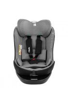 KikkaBoo Scaun auto i-SIZE i-SAFE Light Grey pentru copii cu inaltimea 40-150 cmfixare cu isofixtetiera reglabilasezut rotativ cu pozitie e somnspatar reglabil 4 pozitiipernuta reductor si husa detasabila