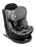 KikkaBoo Scaun auto i-SIZE i-SAFE Light Grey pentru copii cu inaltimea 40-150 cmfixare cu isofixtetiera reglabilasezut rotativ cu pozitie e somnspatar reglabil 4 pozitiipernuta reductor si husa detasabila