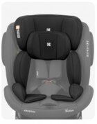 KikkaBoo Scaun auto pentru copii cu ISOFIX I-Felix Blackcertificat I-Size 40-150cmR129SPS-protectie impact lateral tetiera reglabila 11 pozitiisezut rotativ5 pozitii inclinare spatarcentura top tetherreductor