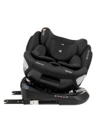 KikkaBoo Scaun auto pentru copii cu ISOFIX I-Felix Blackcertificat I-Size 40-150cmR129SPS-protectie impact lateral tetiera reglabila 11 pozitiisezut rotativ5 pozitii inclinare spatarcentura top tetherreductor