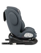 KikkaBoo Scaun auto pentru copii cu ISOFIX I-Felix DarkGreycertificat I-Size 40-150cmR129SPS-protectie impact lateral tetiera reglabila 11 pozitiisezut rotativ5 pozitii inclinare spatarcentura top tetherreductor