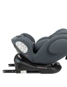 KikkaBoo Scaun auto pentru copii cu ISOFIX I-Felix DarkGreycertificat I-Size 40-150cmR129SPS-protectie impact lateral tetiera reglabila 11 pozitiisezut rotativ5 pozitii inclinare spatarcentura top tetherreductor