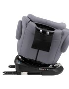 KikkaBoo Scaun auto pentru copii cu ISOFIX I-Felix LightGreycertificat I-Size 40-150cmR129SPS-protectie impact lateral tetiera reglabila 11 pozitiisezut rotativ5 pozitii inclinare spatarcentura top tetherreductor