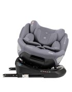 KikkaBoo Scaun auto pentru copii cu ISOFIX I-Felix LightGreycertificat I-Size 40-150cmR129SPS-protectie impact lateral tetiera reglabila 11 pozitiisezut rotativ5 pozitii inclinare spatarcentura top tetherreductor