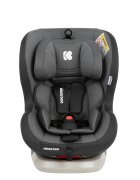 KikkaBoo Scaun auto rotativ cu isofix 0-25 kg Twister Gri