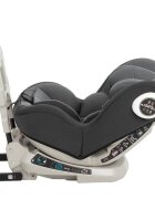 KikkaBoo Scaun auto rotativ cu isofix 0-25 kg Twister Gri