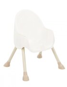 KikkaBoo Scaun de masa 2 in 1 cu picioare pliabile Brie Beige