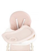 KikkaBoo Scaun de masa 2 in 1 cu picioare pliabile Brie Pink