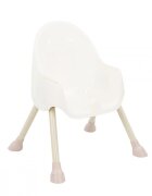 KikkaBoo Scaun de masa 2 in 1 cu picioare pliabile Brie Pink