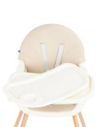 KikkaBoo Scaun de masa 2in1 Nutri Wood Beige