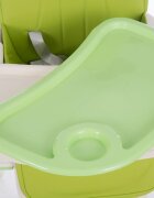 KikkaBoo Scaun de masa 3in1 Creamy Green transformabil in inaltatorcadru metalicsuport picioare husa lavabilatavita dubla reglabilacentura de siguranta