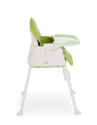 KikkaBoo Scaun de masa 3in1 Creamy Green transformabil in inaltatorcadru metalicsuport picioare husa lavabilatavita dubla reglabilacentura de siguranta