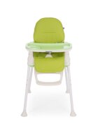 KikkaBoo Scaun de masa 3in1 Creamy Green transformabil in inaltatorcadru metalicsuport picioare husa lavabilatavita dubla reglabilacentura de siguranta