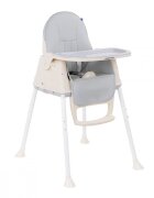 KikkaBoo Scaun de masa 3in1 Creamy Grey