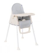 KikkaBoo Scaun de masa 3in1 Creamy Grey