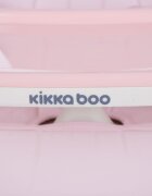 KikkaBoo Scaun de masa 3in1 Creamy Pink transformabil in inaltatorcadru metalicsuport picioare husa lavabilatavita dubla reglabilacentura de siguranta