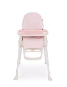 KikkaBoo Scaun de masa 3in1 Creamy Pink transformabil in inaltatorcadru metalicsuport picioare husa lavabilatavita dubla reglabilacentura de siguranta