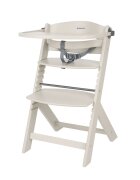 KikkaBoo Scaun de masa pentru copii Nordy Light Beige multifunctional cu structura din lemninaltime reglabila 10 nivelerecomandat pana la 10 ani35 kgcentura de sigurantamasuta detasabila