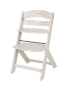 KikkaBoo Scaun de masa pentru copii Nordy Light Beige multifunctional cu structura din lemninaltime reglabila 10 nivelerecomandat pana la 10 ani35 kgcentura de sigurantamasuta detasabila