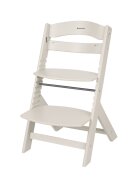KikkaBoo Scaun de masa pentru copii Nordy Light Beige multifunctional cu structura din lemninaltime reglabila 10 nivelerecomandat pana la 10 ani35 kgcentura de sigurantamasuta detasabila