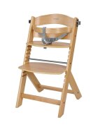 KikkaBoo Scaun de masa pentru copii Nordy Wood multifunctional cu structura din lemninaltime reglabila 10 nivelerecomandat pana la 10 ani35 kgcentura de sigurantamasuta detasabila