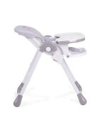KikkaBoo Scaun de masa pentru copii Sweet Nature Grey Deer cu inaltime reglabila pliabil spatar reglabil roti husa impermeabila detasabila suport picioare reglabil tavita dublacenturi de sigurantasistem siguranta antialunecare