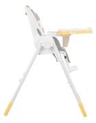 KikkaBoo Scaun de masa Vitto Yellow Sloth cu spatar reglabil7 pozitii inaltimecentura in 5 punctesuport picioarepliabil compact