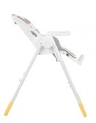 KikkaBoo Scaun de masa Vitto Yellow Sloth cu spatar reglabil7 pozitii inaltimecentura in 5 punctesuport picioarepliabil compact