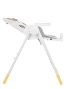 KikkaBoo Scaun de masa Vitto Yellow Sloth cu spatar reglabil7 pozitii inaltimecentura in 5 punctesuport picioarepliabil compact