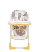 KikkaBoo Scaun de masa Vitto Yellow Sloth cu spatar reglabil7 pozitii inaltimecentura in 5 punctesuport picioarepliabil compact