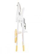 KikkaBoo Scaun de masa Vitto Yellow Sloth cu spatar reglabil7 pozitii inaltimecentura in 5 punctesuport picioarepliabil compact