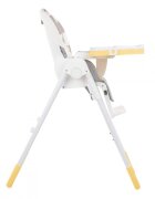 KikkaBoo Scaun de masa Vitto Yellow Sloth cu spatar reglabil7 pozitii inaltimecentura in 5 punctesuport picioarepliabil compact