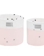 KikkaBoo Set 2 cosuri de depozitare 22cm si 18cm Bear with me Pink