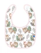 KikkaBoo Set 3 bavete cu inchidere cu velcro Savanna Pink