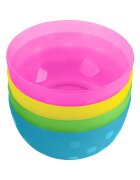 KikkaBoo Set 4 boluri pentru copii Rainbow fara BPA capacitate 300 ml