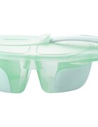 KikkaBoo Set Castron cu 2 compartimente si lingurita Tasty Mint