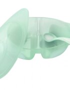 KikkaBoo Set Castron cu 2 compartimente si lingurita Tasty Mint