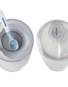 KikkaBoo Set castron cu ventuza si lingurita Bluecapacitate 250mlfara bpacompartiment pentru lingurita