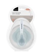 KikkaBoo Set castron cu ventuza si lingurita Bluecapacitate 250mlfara bpacompartiment pentru lingurita
