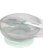 KikkaBoo Set castron cu ventuza si lingurita Mintcapacitate 250mlfara bpacompartiment pentru lingurita