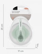 KikkaBoo Set castron cu ventuza si lingurita Mintcapacitate 250mlfara bpacompartiment pentru lingurita