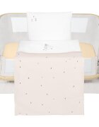 KikkaBoo Set lenjerie 5piese pentru patut 80x50cm Mini cot Hedge-hugs