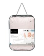 KikkaBoo Set lenjerie copii cu 6 piese Hedge-Hugs 80x40 cm din bumbac ranforce certificat OEKOTEXcompatibila patut co-sleeper sau landoucontine pernafata de pernacearceafhusa pilotapilotaprotectie impermeabila